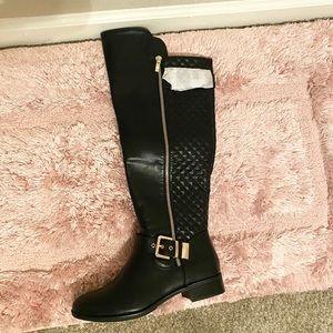 Cersei Flat Black Boots